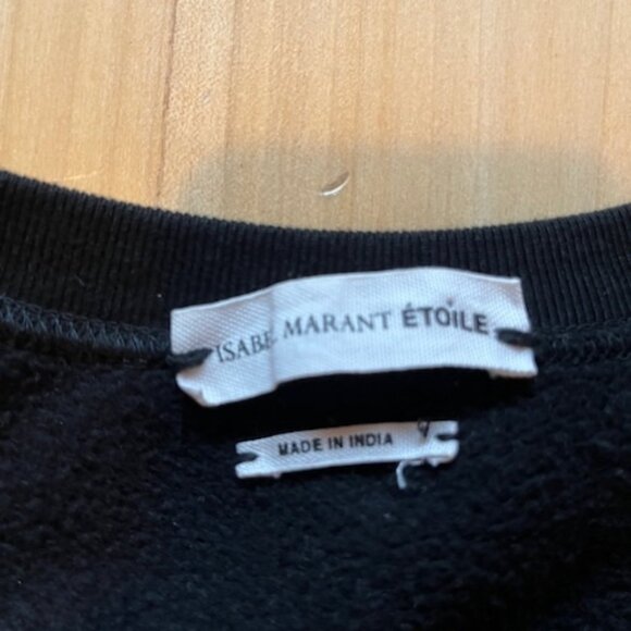 Isabel Marant Black "Fujiyama" Sweatshirt - 36/S - Picture 4 of 7